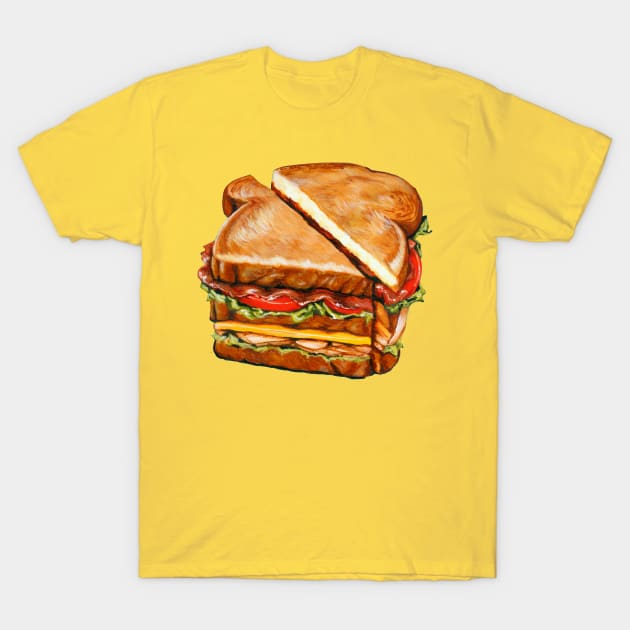 Turkey Club T-Shirt by KellyGilleran